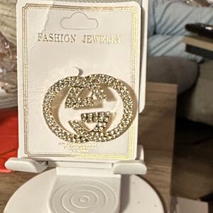 Gold and Silver Fashion Jewelry Broach